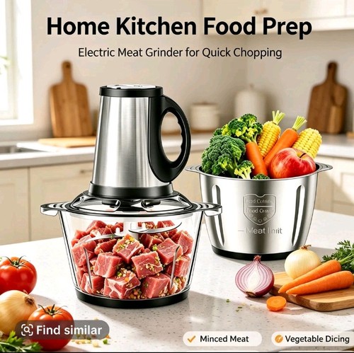 Electric meat grinder - meat,