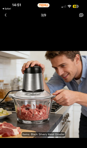 Electric meat grinder - meat, 300w