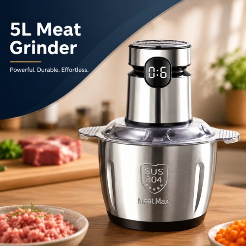 Electric meat grinder - meat,