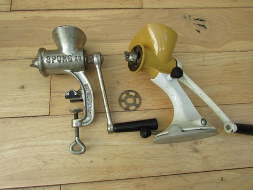 Vintage meat grinder mixer - vintage,